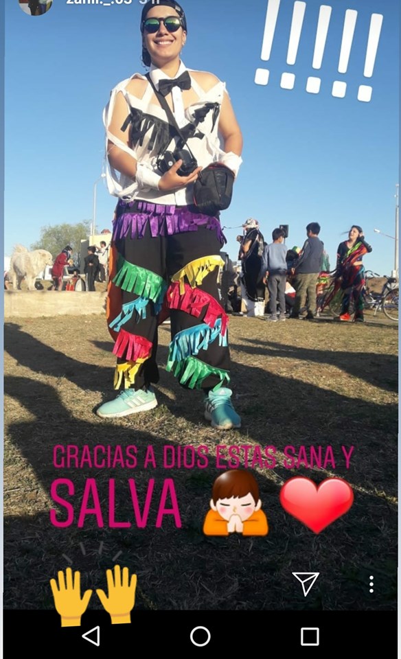 Joven desaparecida Samantha recortada