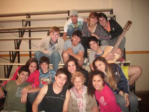 ROSA CON LOS CHICOS
