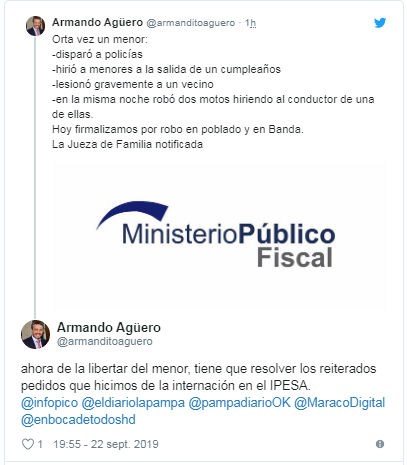 Twett Armando Aguero