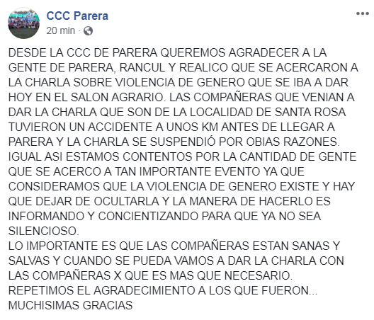 CCC COMUNICADO ACCIDENTE