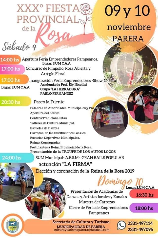 AFICHE FIESTA DE LA ROSA