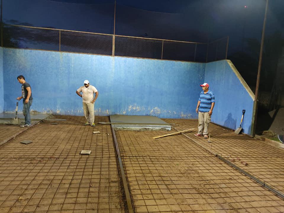 reconstrucción cancha padel sportivo parera 3