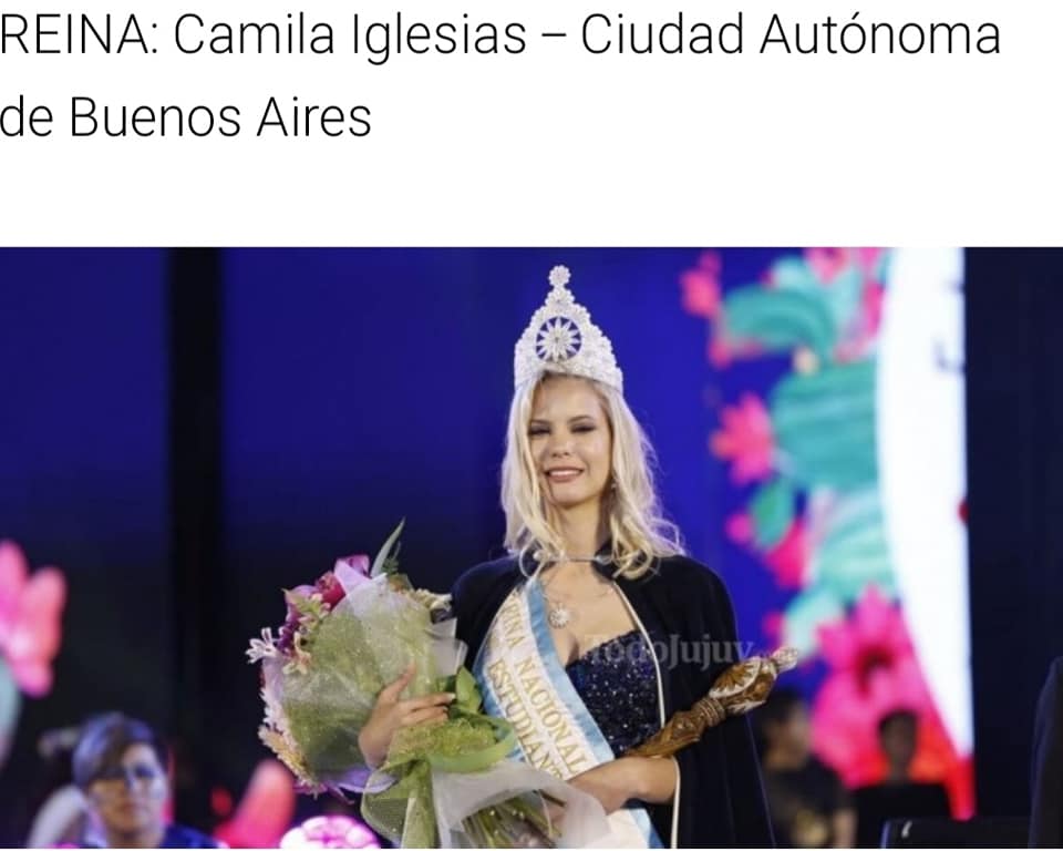 REINA DE LOS ESTUDIANTES 2019