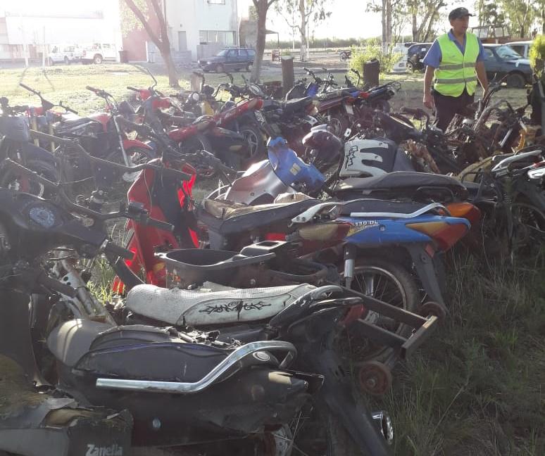 motos secuestrada puesto caminero realico