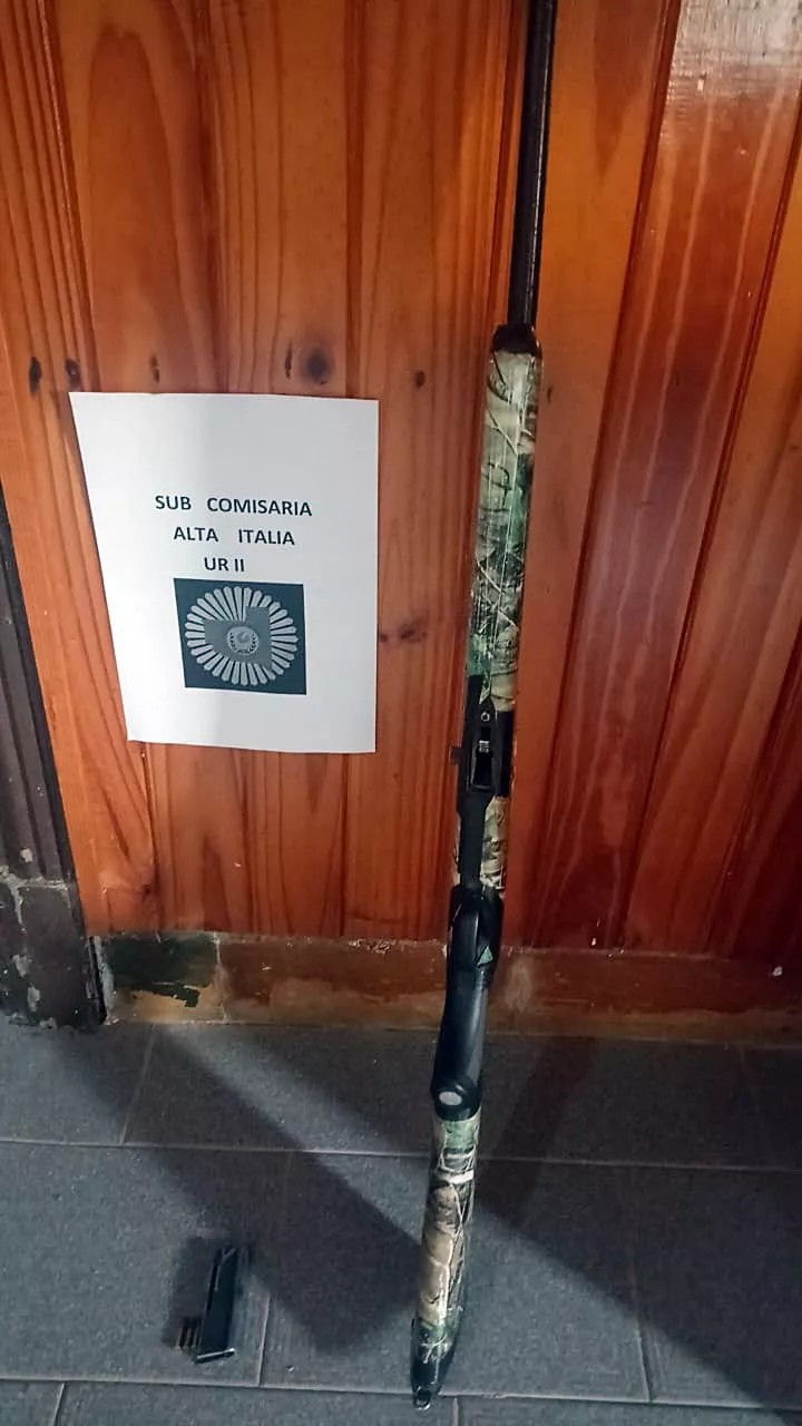 carabina secuestrada porcinos alta italia
