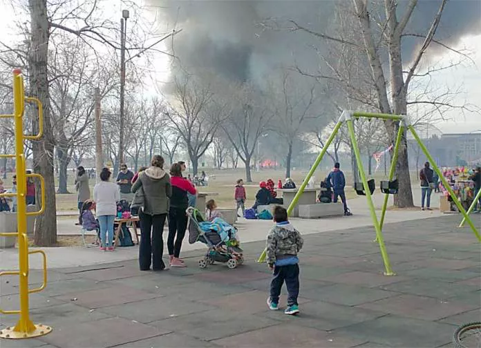 Incendio Megaestadio 1