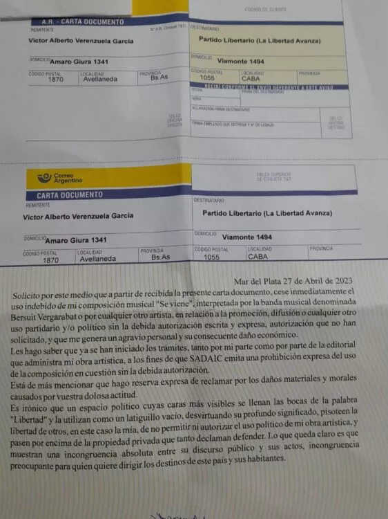 CARA DOCUMENTO LA BERSUIT