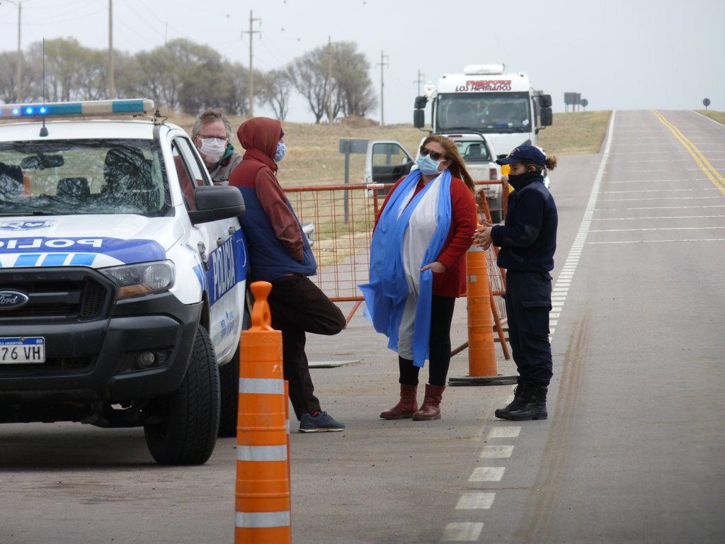 corte ruta 188 arco san luis