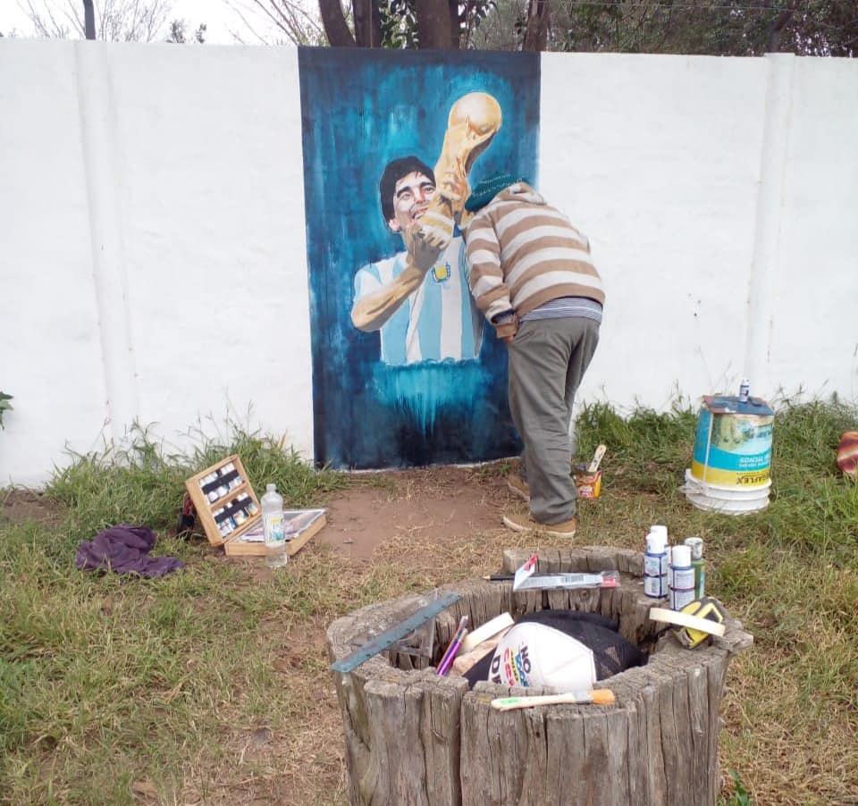 Mural Maradona Parera 5