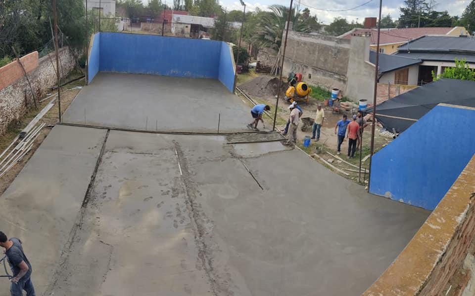 reconstrucción cancha padel sportivo parera 5