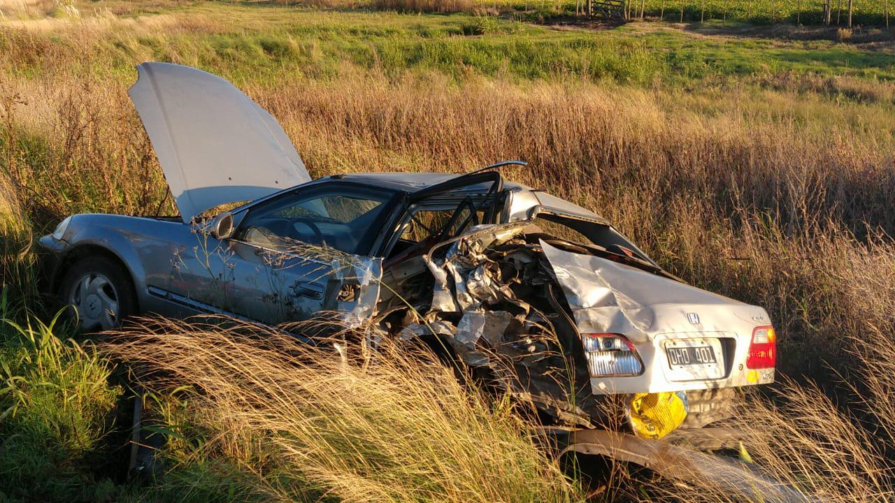 Vuelco Honda Civic 1