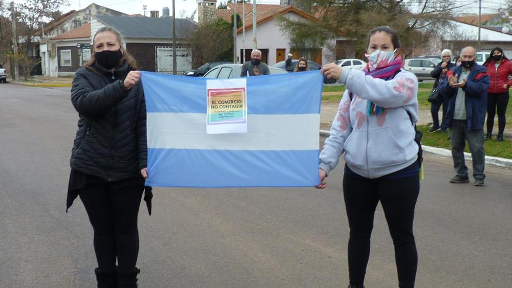 comerciantes bandera