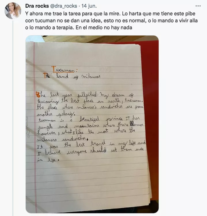 tarea fan de milanesas