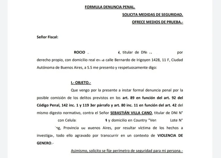 DENUNCIA PENAL