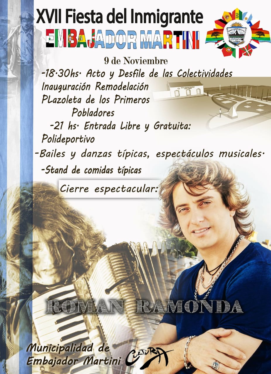 AFICHE FIESTA DEL INMIGRANTE 2019