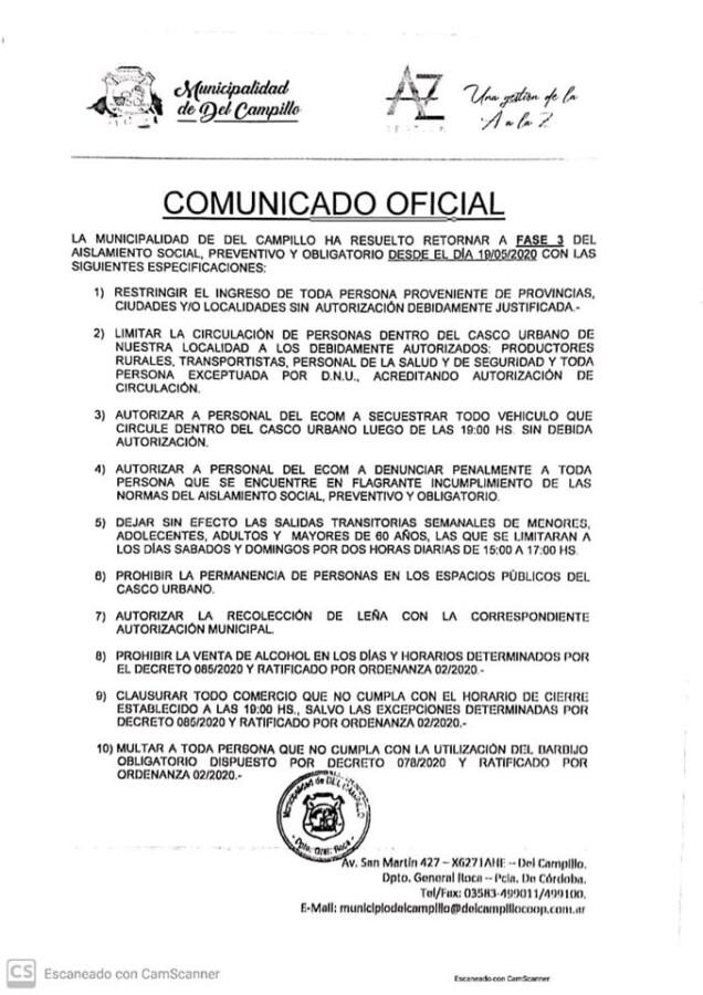 retroceso cuarentena