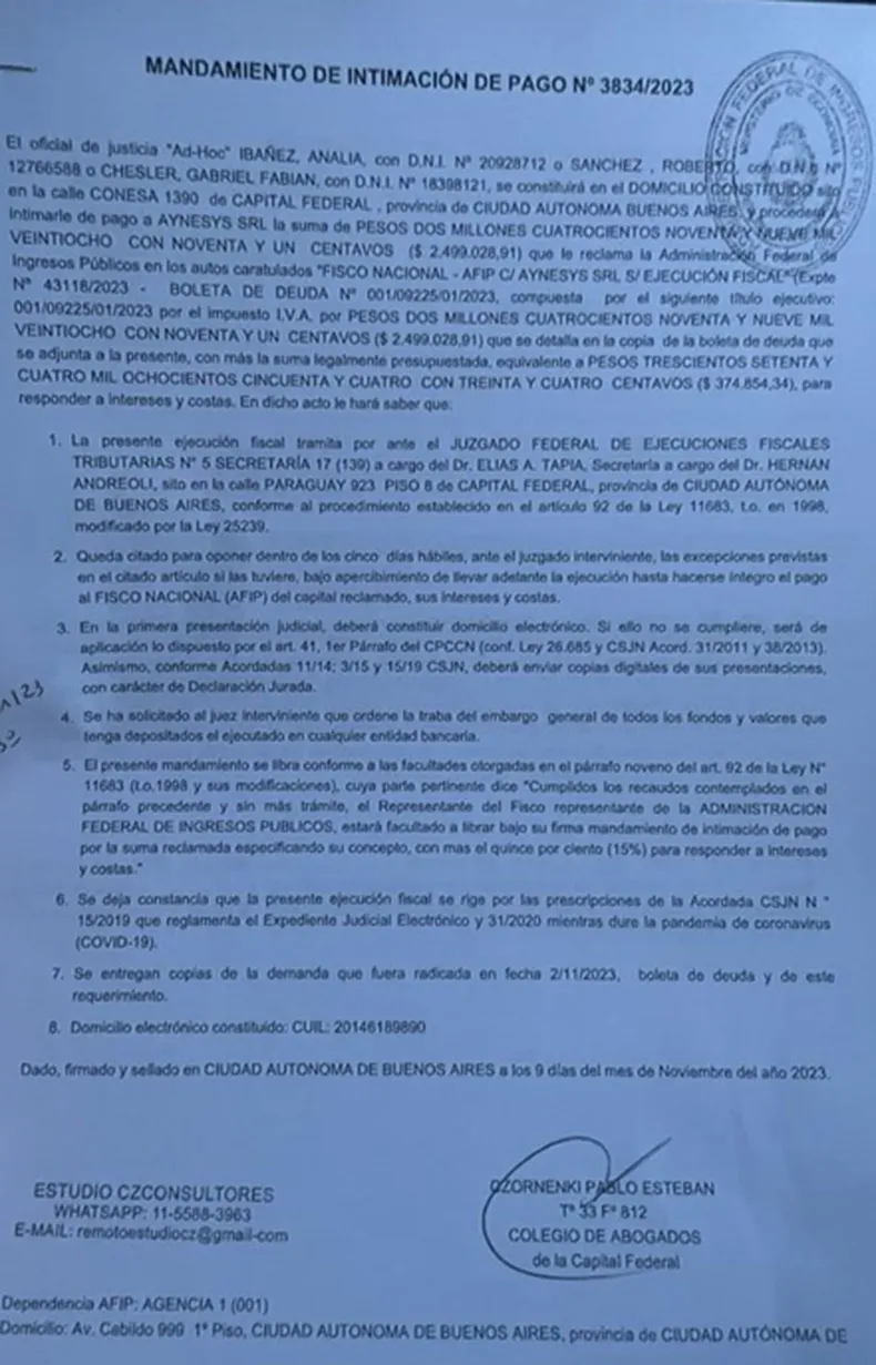 documento chiessa pymes