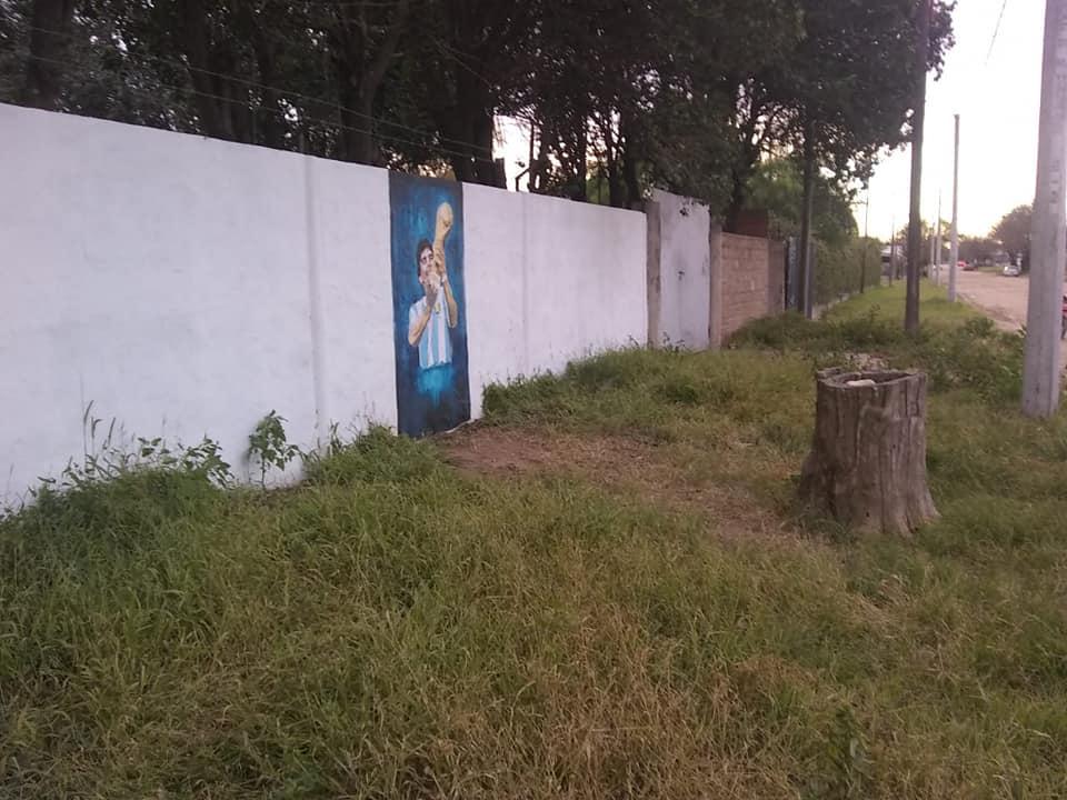 Mural Maradona Parera 7