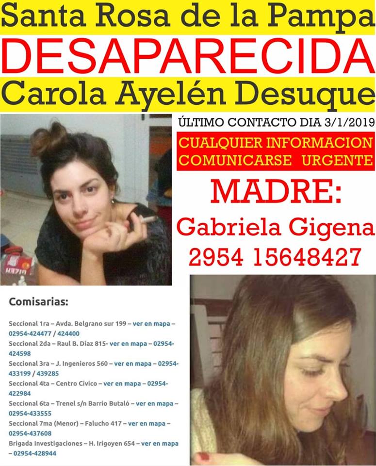 BUSCADA CAROLA DESUQUE
