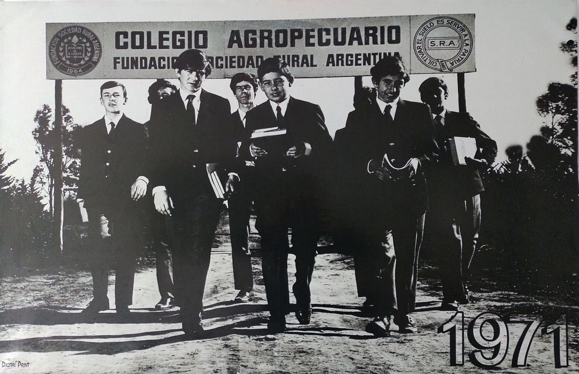primera promoción 1971 Colegio Agropecuario
