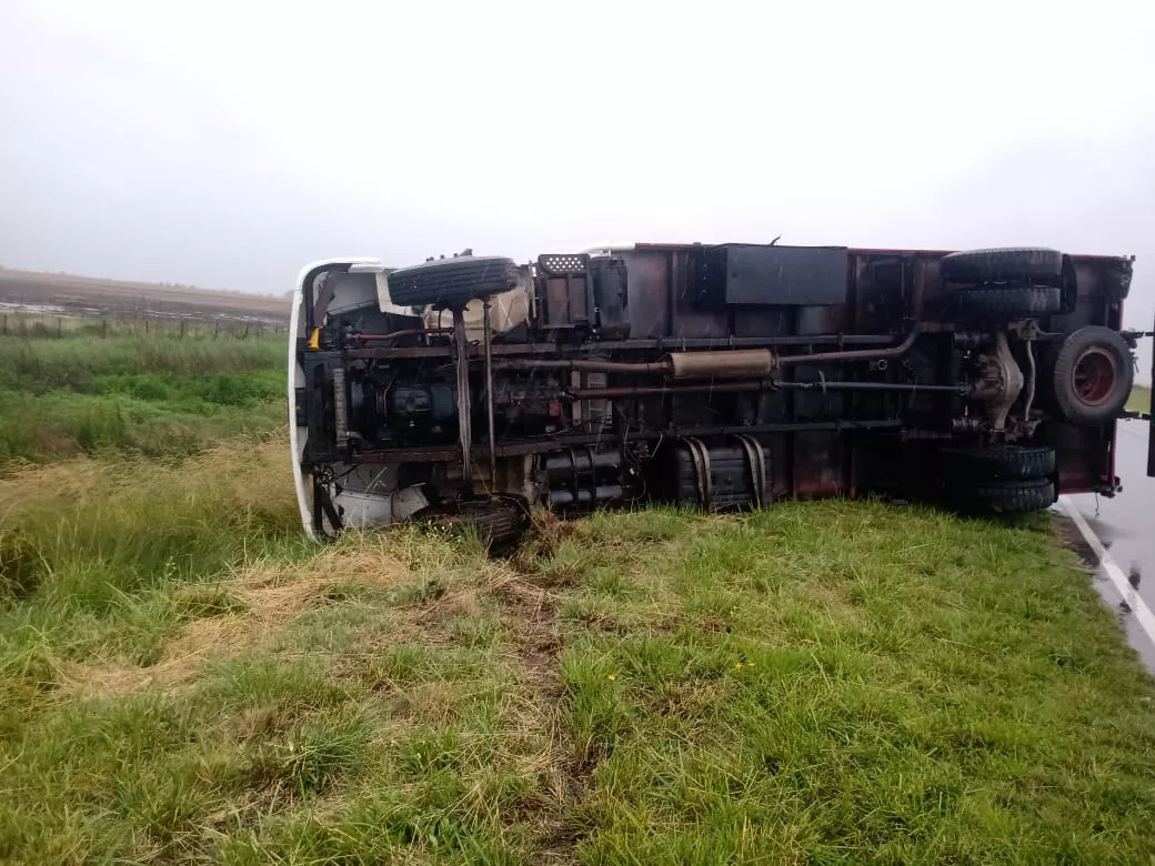 vuelco camion 1