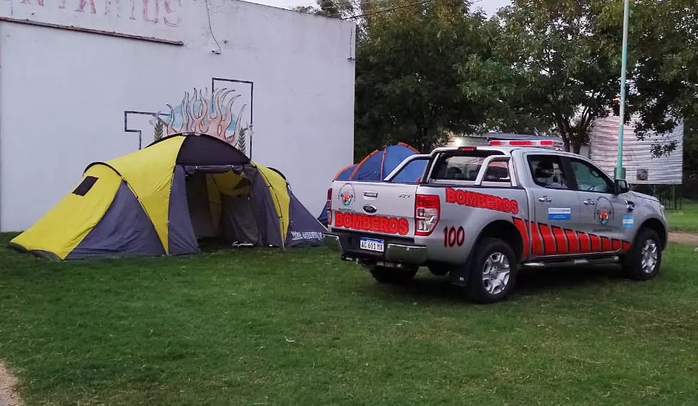 carpa bomberos