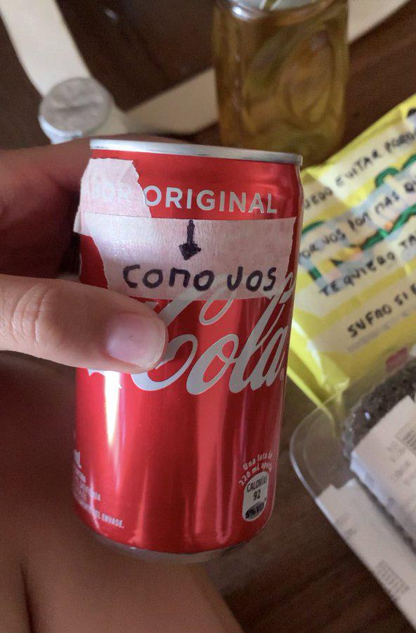 COCA CON MENSAJE