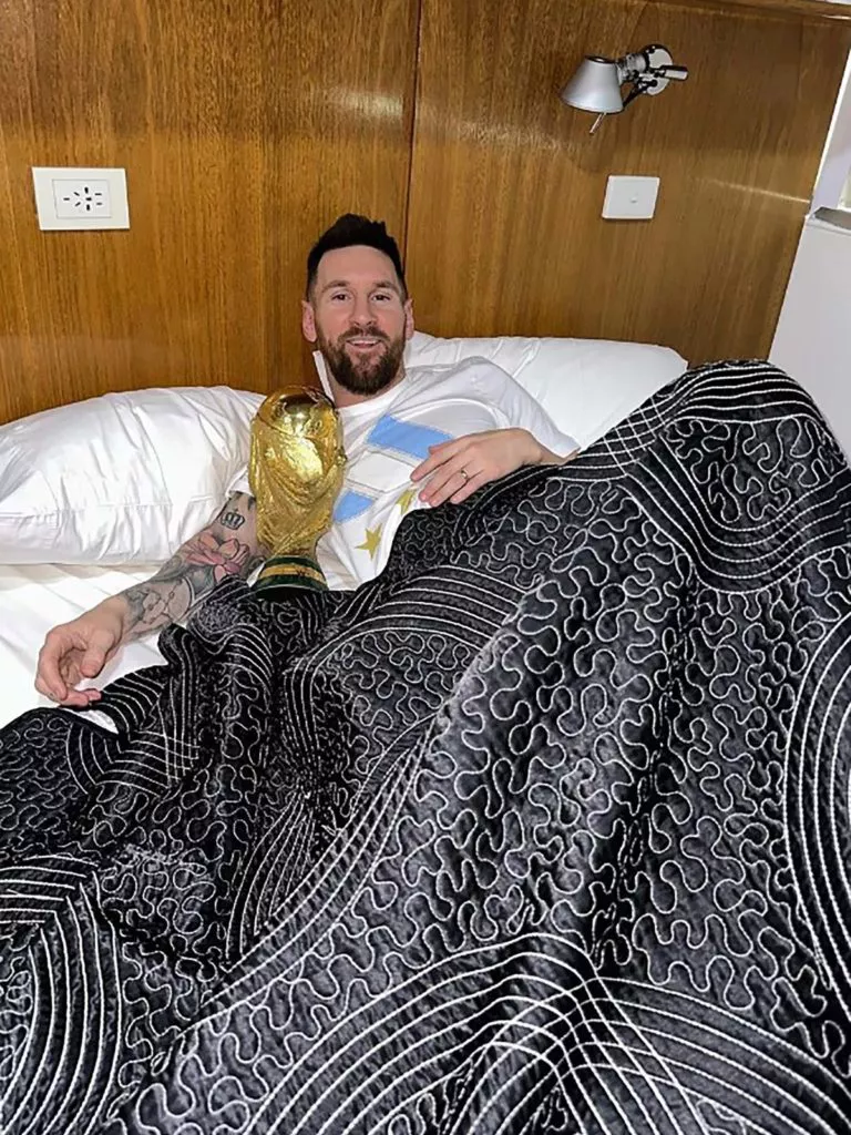 Messi dormido copa 2