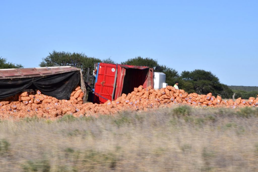 camion volcado con cebollas 2