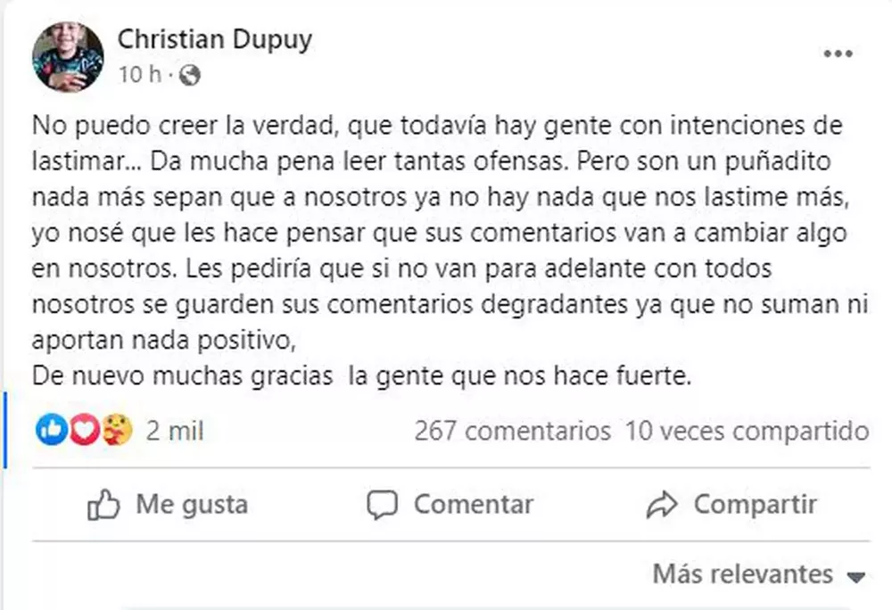 posteo papa de Lucio