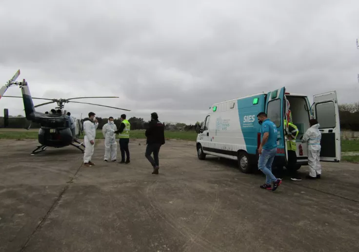 helicoptero sanitario