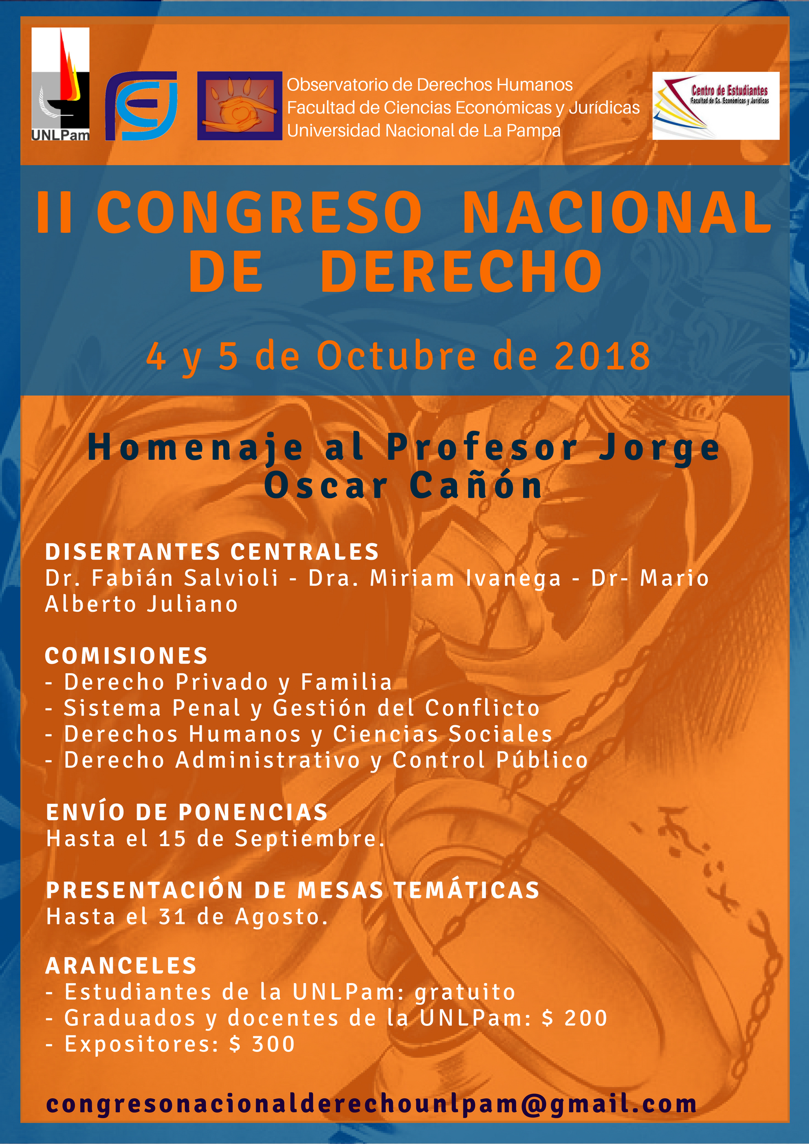 congreso nacional de derecho -  homenaje jorge caon