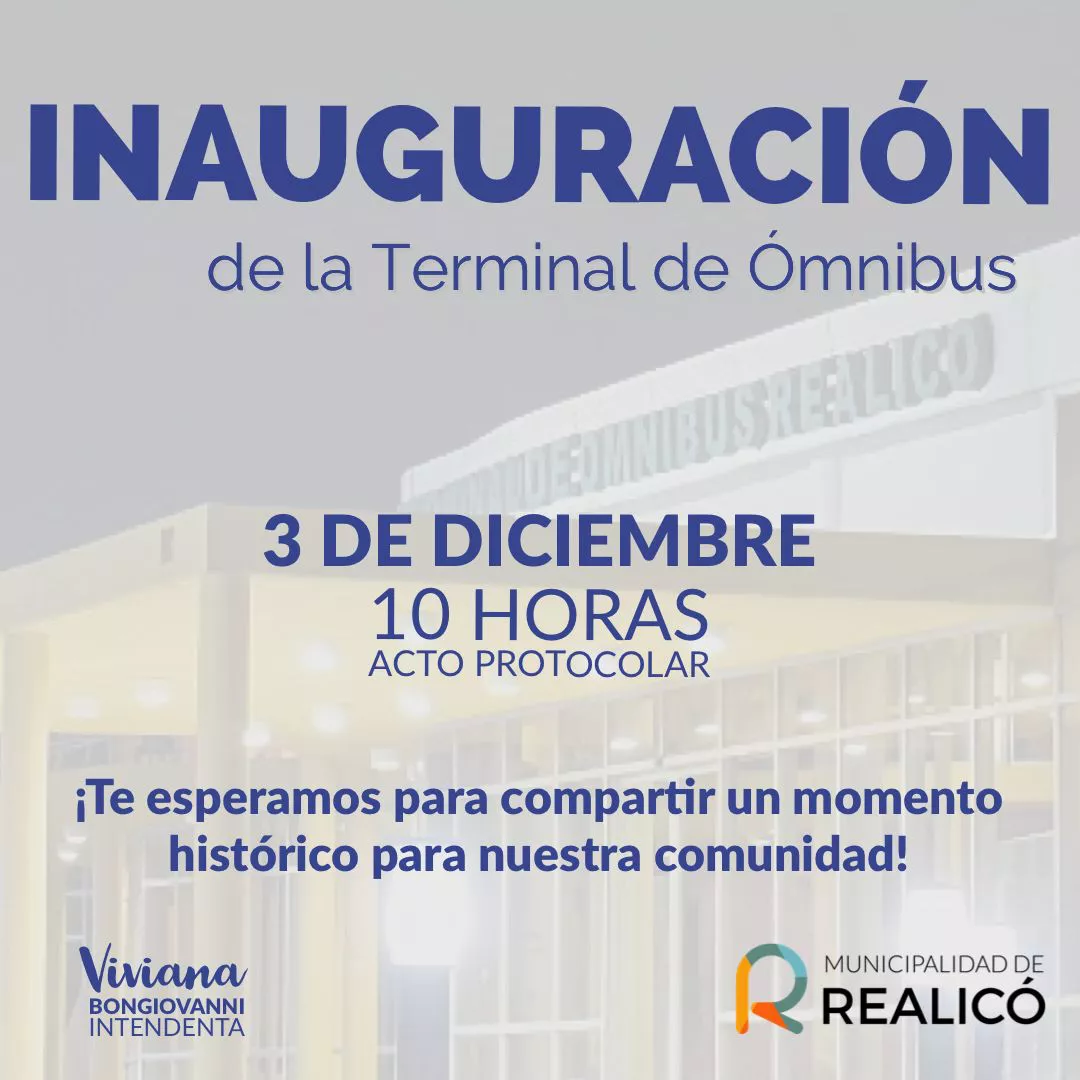 Flyers inauguración terminal