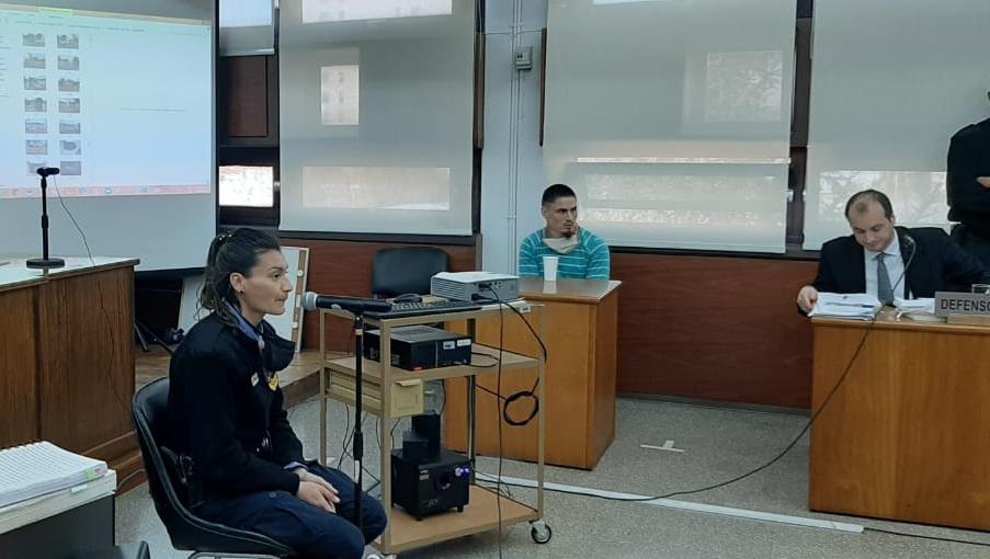 Cabo Viviana Muñoz testigo. Vecina de Lapettina victima