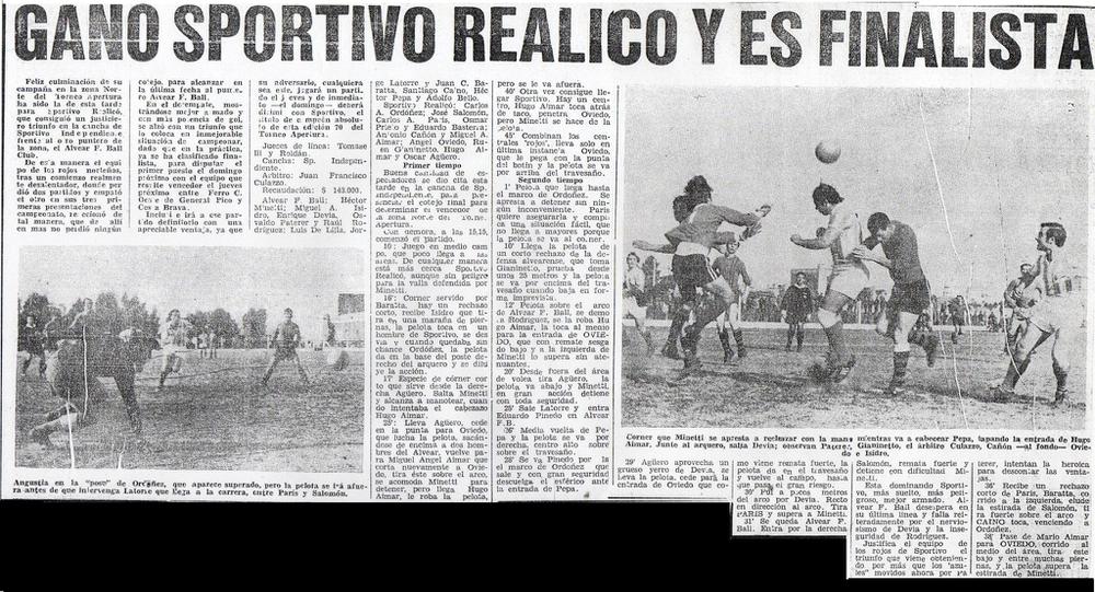 Sportivo plantel del 70 3