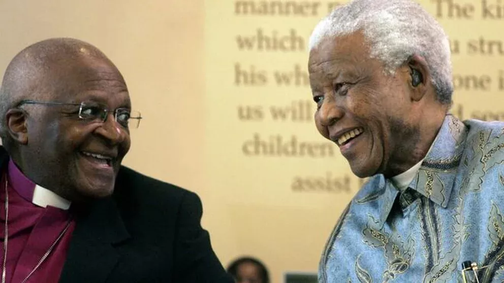 desmond tutu con mandela
