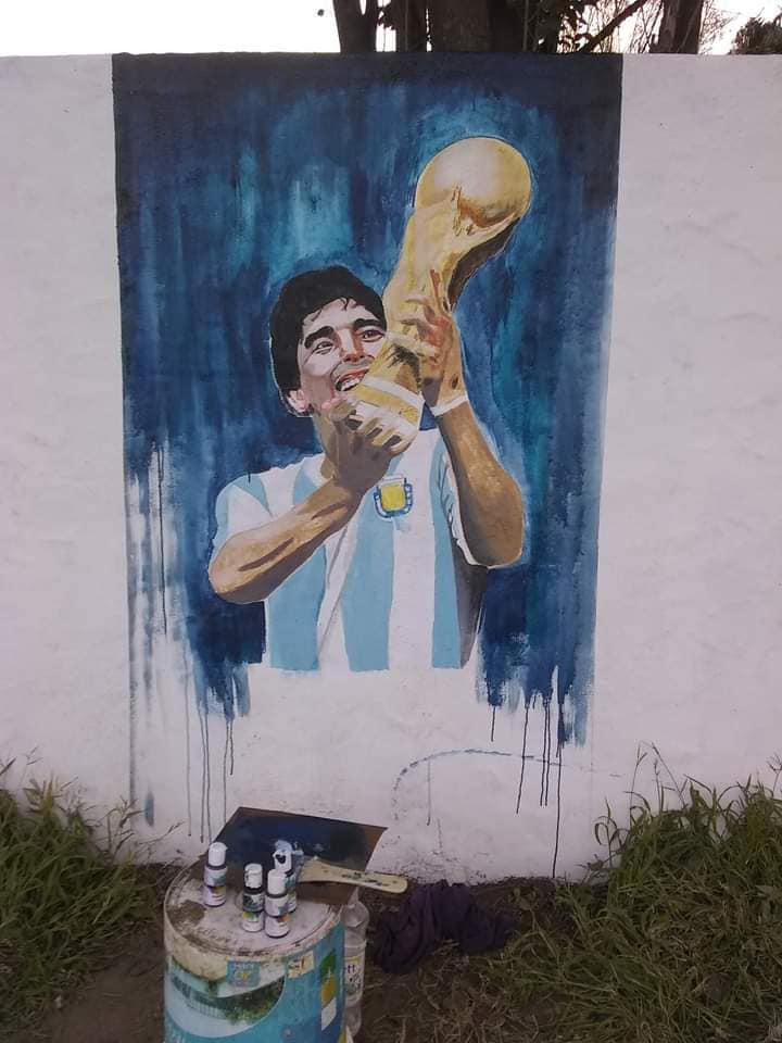 Mural Maradona Parera 4