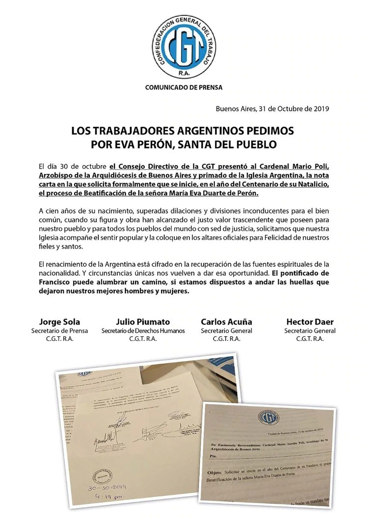 CGT EVA PERON