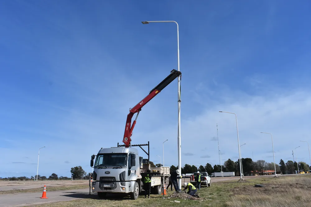 Colocación de columnas de iluminación 2