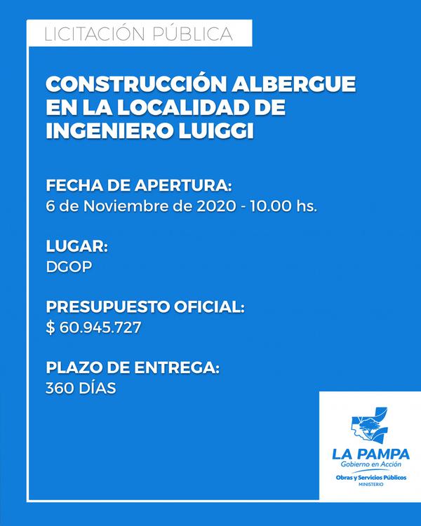 licitación albergue