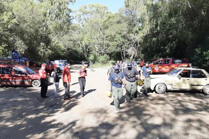 rastrillaje desaparecida la falda