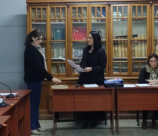 Romina Cabrera juramento