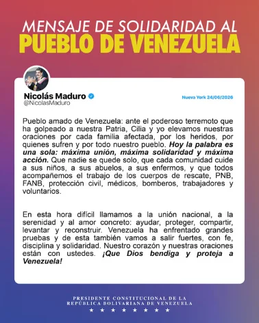 mensaje Maduro