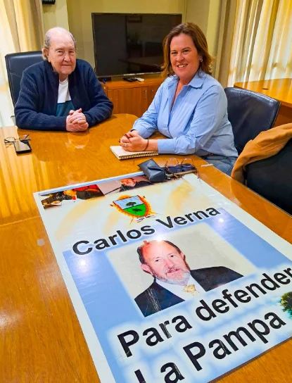 Verna con Alonso