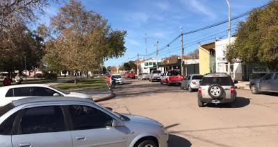 Caravana protesta Monte Buey chica