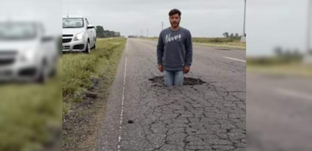 ESTADO DE LA RUTA 33 FOTO VIRAL