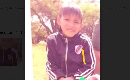 niño perdido Santa Rosa