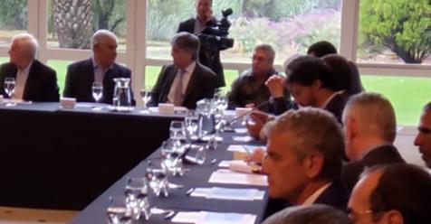 MARIANO FERNANDEZ REUNIÓN CON MACRI