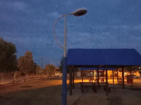 Luces vandalizadas 1