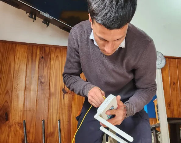 fibra ótica portada